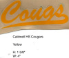 Caldwell Cougars yellow
